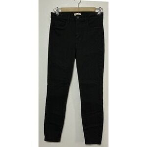L'agence Black Skinny Jeans Size 27 Minimalist Stretch Clean Girl Casual Comfort